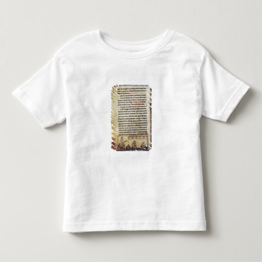 英国のミニチュア、apothを説明する「Medica」 トドラーTシャツ (正面)