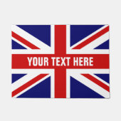 英国のユニオンジャック国旗のドアマットの家またはショップ ドアマット (正面)