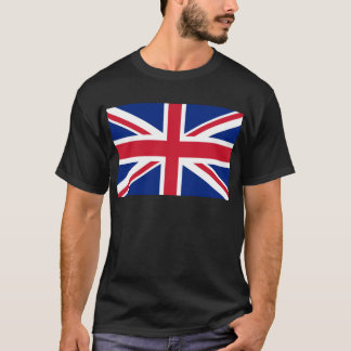 英国のユニオンジャック国旗 – オーセンティック版 Tシャツ