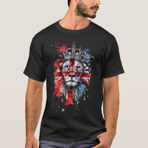 英国のライオン Tシャツ