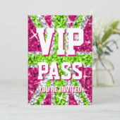 英国のライム'VIP PASS'の招待状 招待状 (スタンド正面)