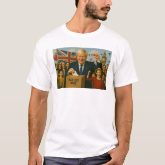英国のリーダーが歴史的投票を行う Tシャツ