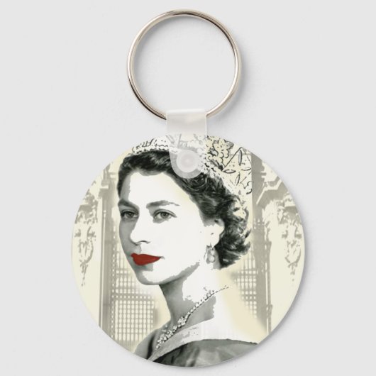 英国のロイヤリティ キーホルダー (正面)