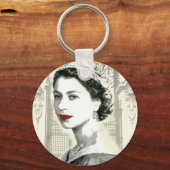 英国のロイヤリティ キーホルダー (正面)