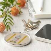 英国の中世の騎士1430年頃 キーホルダー (側面)