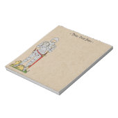 英国の中世の騎士1430年頃 ノートパッド (回転)