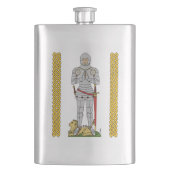 英国の中世の騎士1430年頃 フラスク (正面)