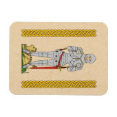 英国の中世の騎士1430年頃 マグネット (横)