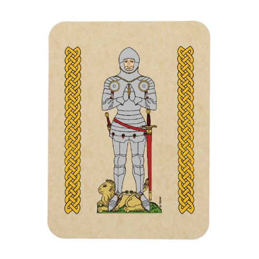 英国の中世の騎士1430年頃 マグネット (縦)