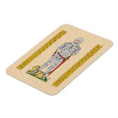 英国の中世の騎士1430年頃 マグネット (左側)