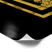 英国の中世ポートレート1355ジョン、コーハム卿 ポスター (コーナー)