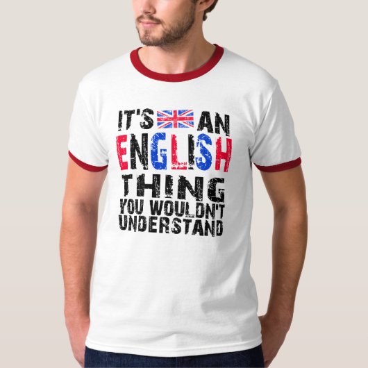 英国の事 Tシャツ (正面)