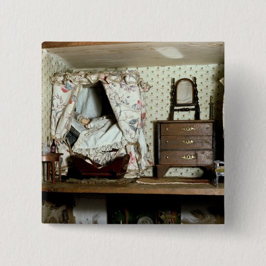 英国の人形の家 缶バッジ (正面)