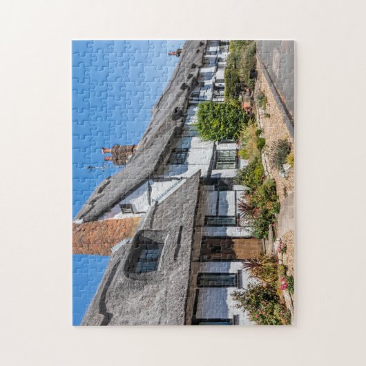 英国の伝統的わらぶき小屋 ジグソーパズル (縦)