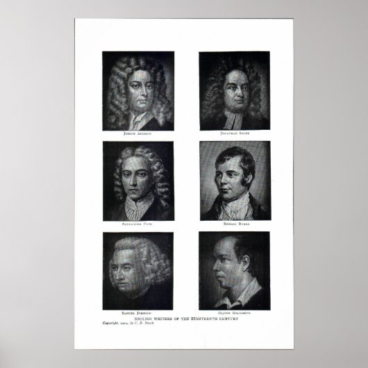 英国の作家 ポスター (正面)