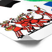 英国の労働日テーマ ポスター (角)