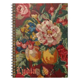 英国の国の週末の古書のスタイルのモノグラム ノートブック