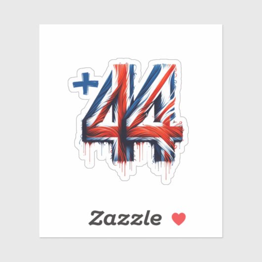 英国の国コード シール (シート)