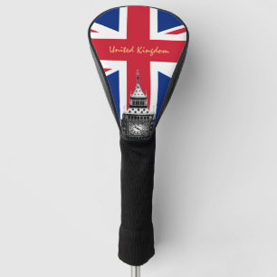 英国の国旗と王国統一されたゴルフクラブが英国をカバー ゴルフヘッドカバー