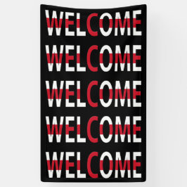 英国の国旗(v) bnrcntに掲揚された歓迎 横断幕