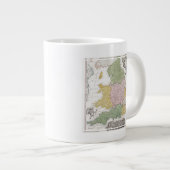 英国の地図| 1760 ジャンボコーヒーマグカップ (正面右)