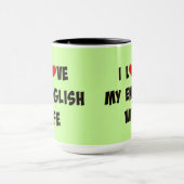 英国の妻を愛す マグカップ (中央)