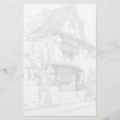 英国の家 便箋 (正面)