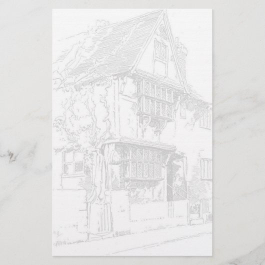 英国の家 便箋 (正面)