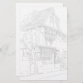 英国の家 便箋 (正面/裏面)