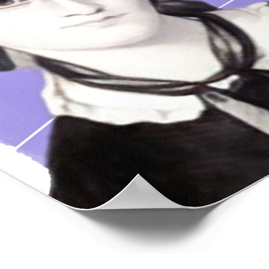 英国の小説家エミリーブロンテクイラストレーション ポスター (角)