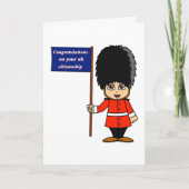 英国の市民権イギリス旗 カード (正面)