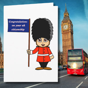 英国の市民権イギリス旗 カード