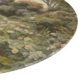 英国の庭の白鳥の植物界 カッティングボード (角)