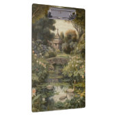 英国の庭の白鳥の植物界 クリップボード (右)