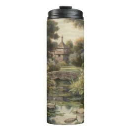 英国の庭の白鳥の植物界 タンブラー