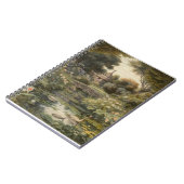 英国の庭の白鳥の植物界 ノートブック (左側)