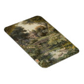 英国の庭の白鳥の植物界 マグネット (右側)