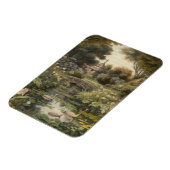 英国の庭の白鳥の植物界 マグネット (左側)