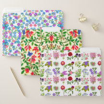 英国の庭の花のファイルホルダー