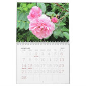 英国の庭の花模様2014のカレンダー カレンダー (2月 2027)