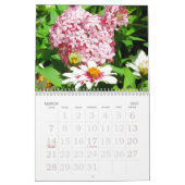 英国の庭の花模様2014のカレンダー カレンダー (3月 2027)