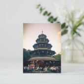 英国の庭タワー、Munchen ポストカード (スタンド正面)