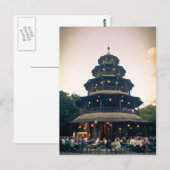 英国の庭タワー、Munchen ポストカード (正面/裏面)