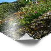 英国の庭園のあるコテージ フォトプリント            (角)