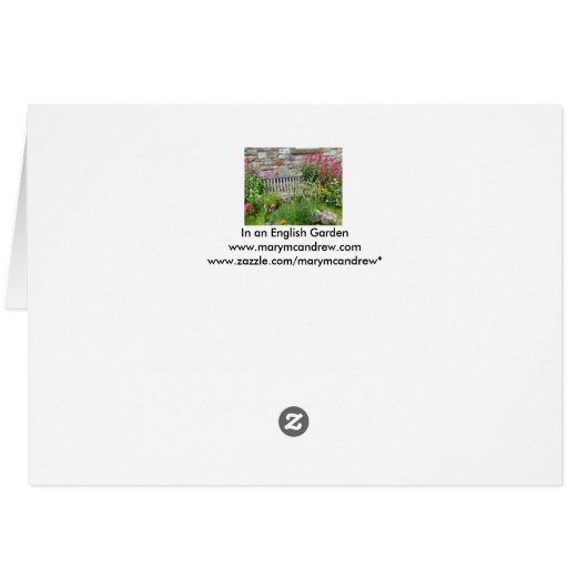 英国の庭 (裏面横)