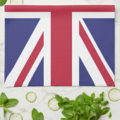 英国の愛国的な旗 キッチンタオル (折り畳み)