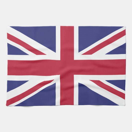 英国の愛国的な旗 キッチンタオル (横)