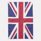 英国の愛国的な旗 キッチンタオル (縦)