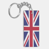 英国の愛国的な旗 キーホルダー (正面左)