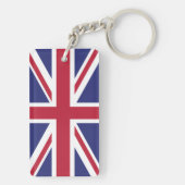 英国の愛国的な旗 キーホルダー (裏面)